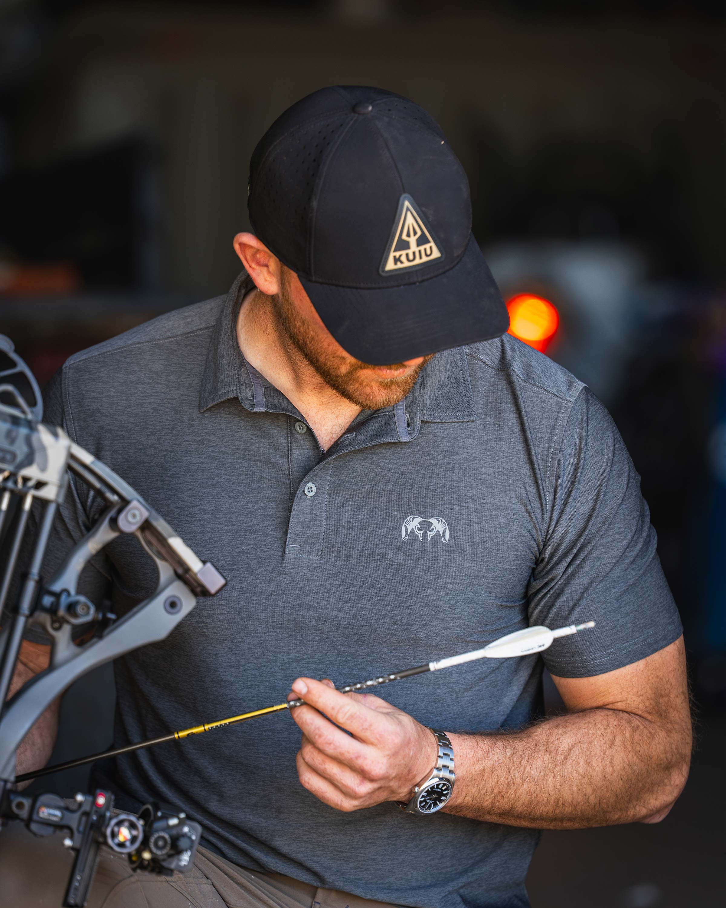 KUIU Performance Polo | Heather Stone - Image 4