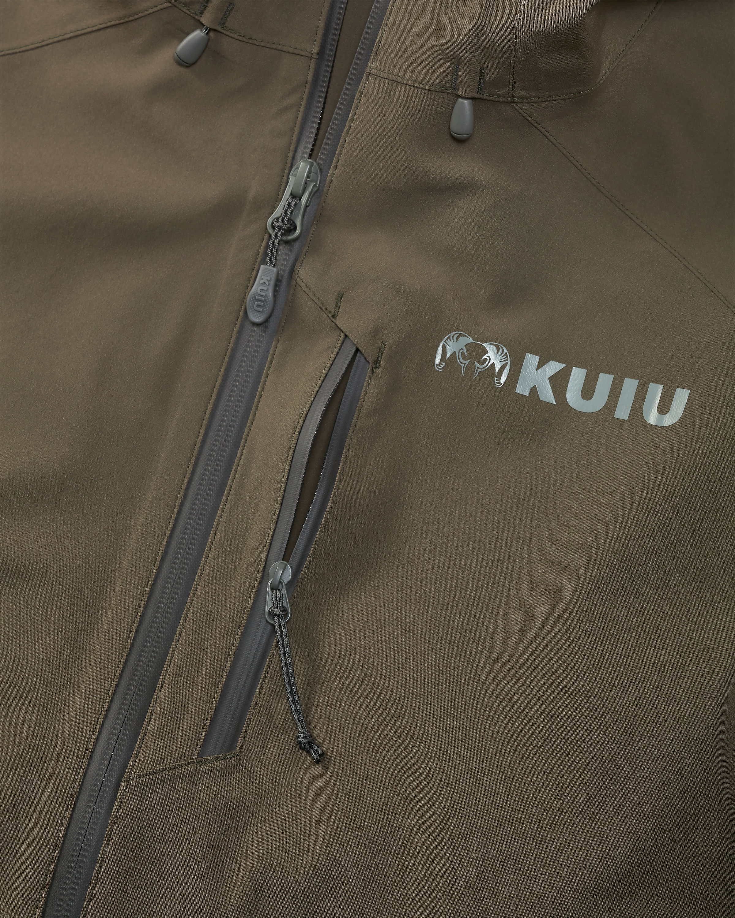 Northridge Rain Jacket | Major Brown - Image 4
