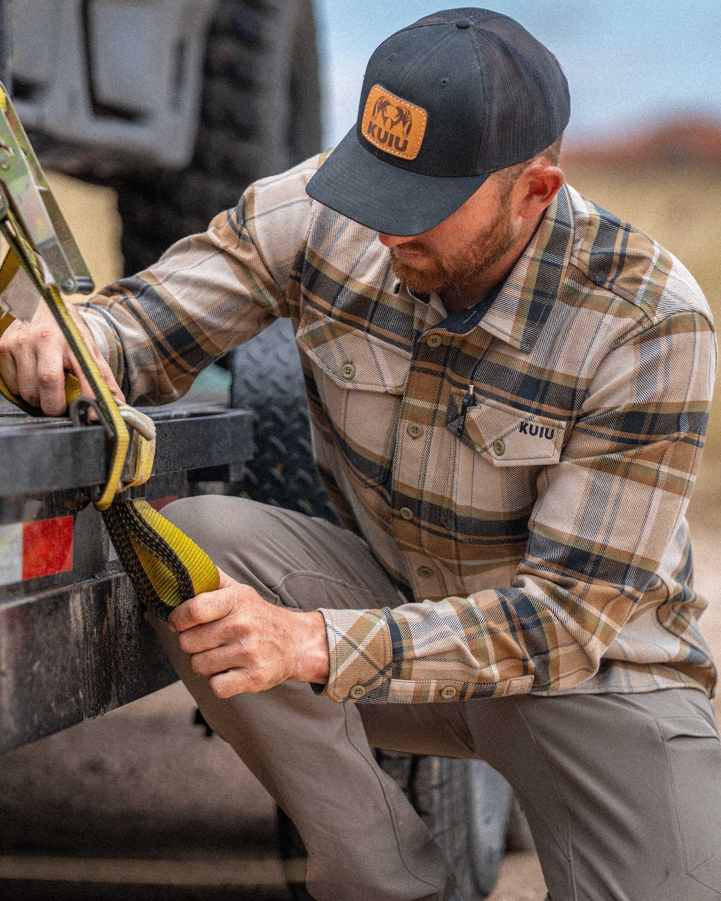 Flannel Heavyweight Shirt | Vias Check Plaid - Image 8