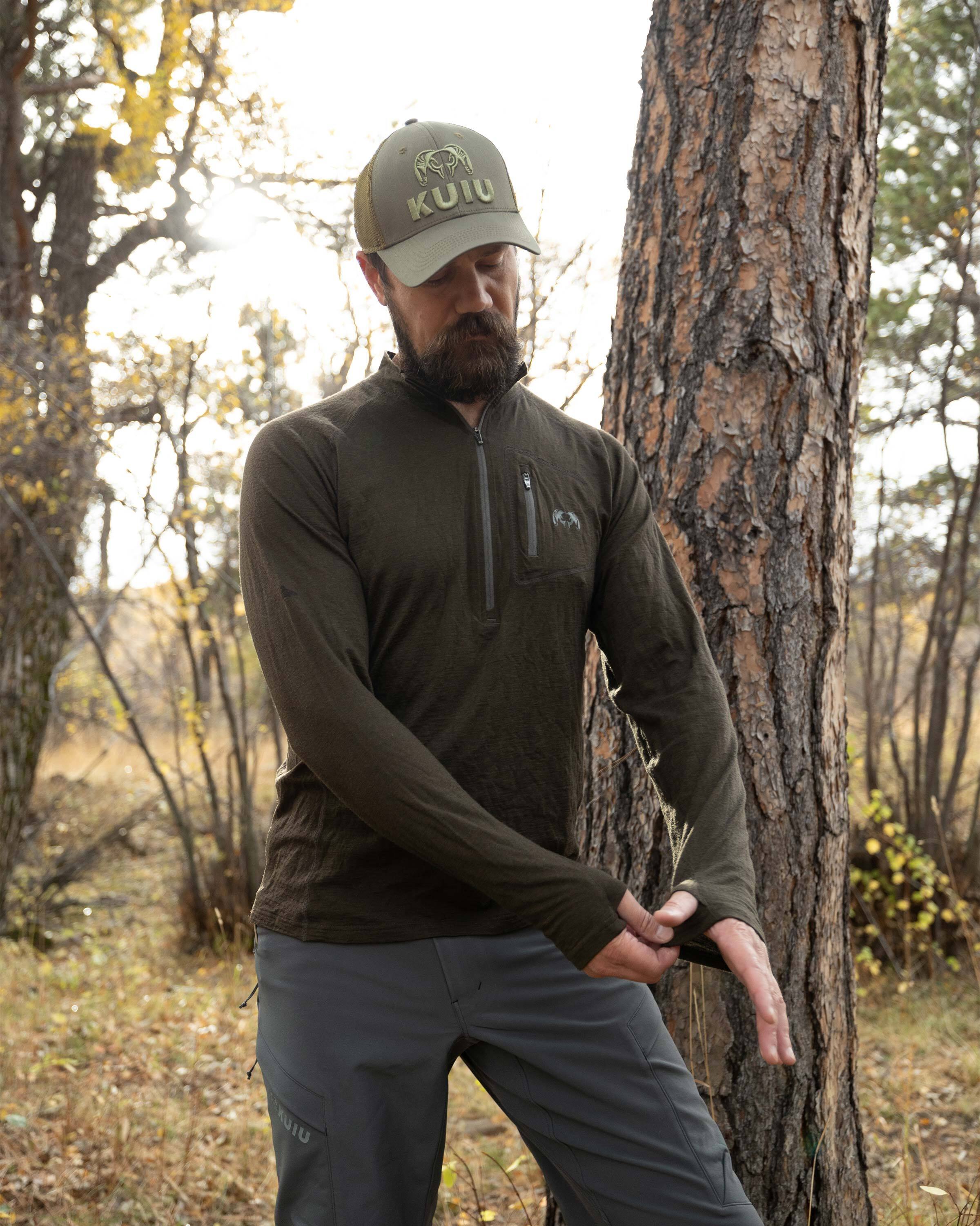 ULTRA Merino 145 Zip-T Hunting Shirt | Bone - Image 4