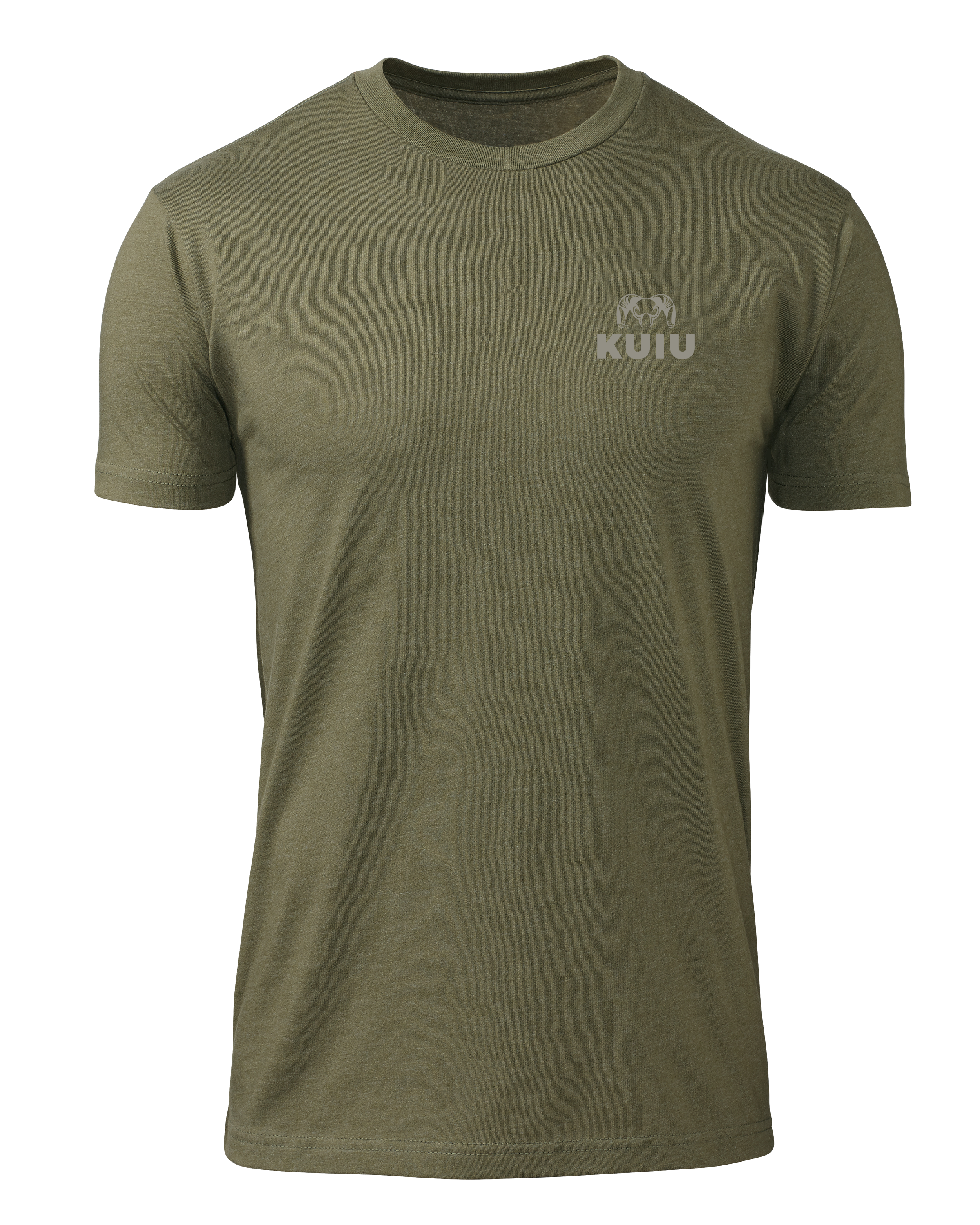 Alternative view of KUIU Vertical Flag Logo T-Shirt | Military Green