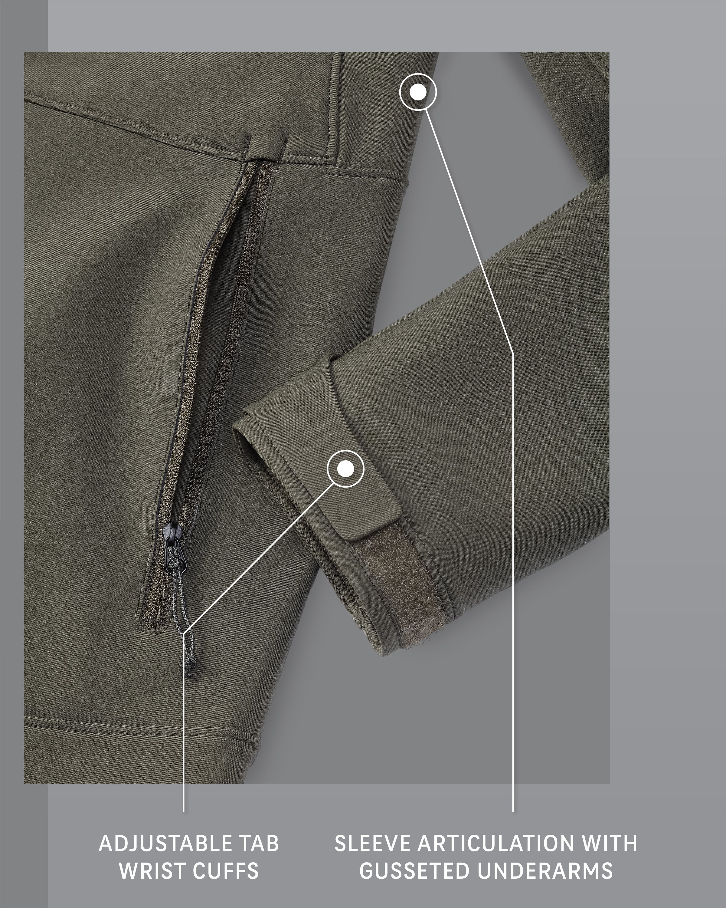 Guide PRO Hooded Jacket | Ash - Image 3