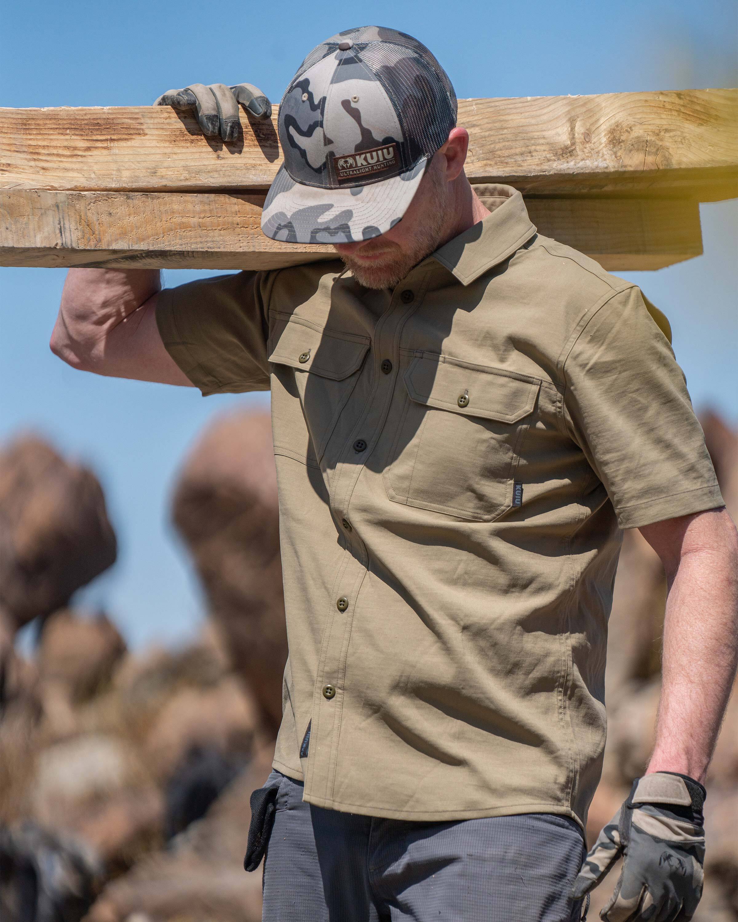 Motive SS Workgrade Shirt | Stone - Image 6